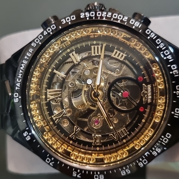 Winner Other - Winner Luxury Men's Mechanical Hand Wind Watch